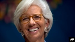 FILE - International Monetary Find (IMF) Managing Director Christine Lagarde.