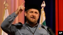 Le leader pro-russe de la Tchétchénie, Ramzan Kadyrov. 