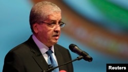 Algeria's Prime Minister Abdelmalek Sellal speaks during the opening ceremony of the African Conference on Green Economy. (File)