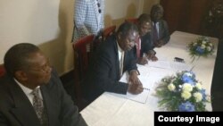 FILE: Zimbabwe opposition parties are teaming up ahead of the 2018 general elections.