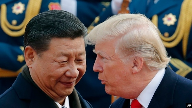中国国家主席习近平在北京会晤美国总统特朗普