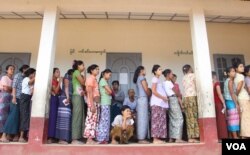 Myanmar election snapshot by VOA's Burmese Service (Photo - Thar Nyunt Oo/VOA)