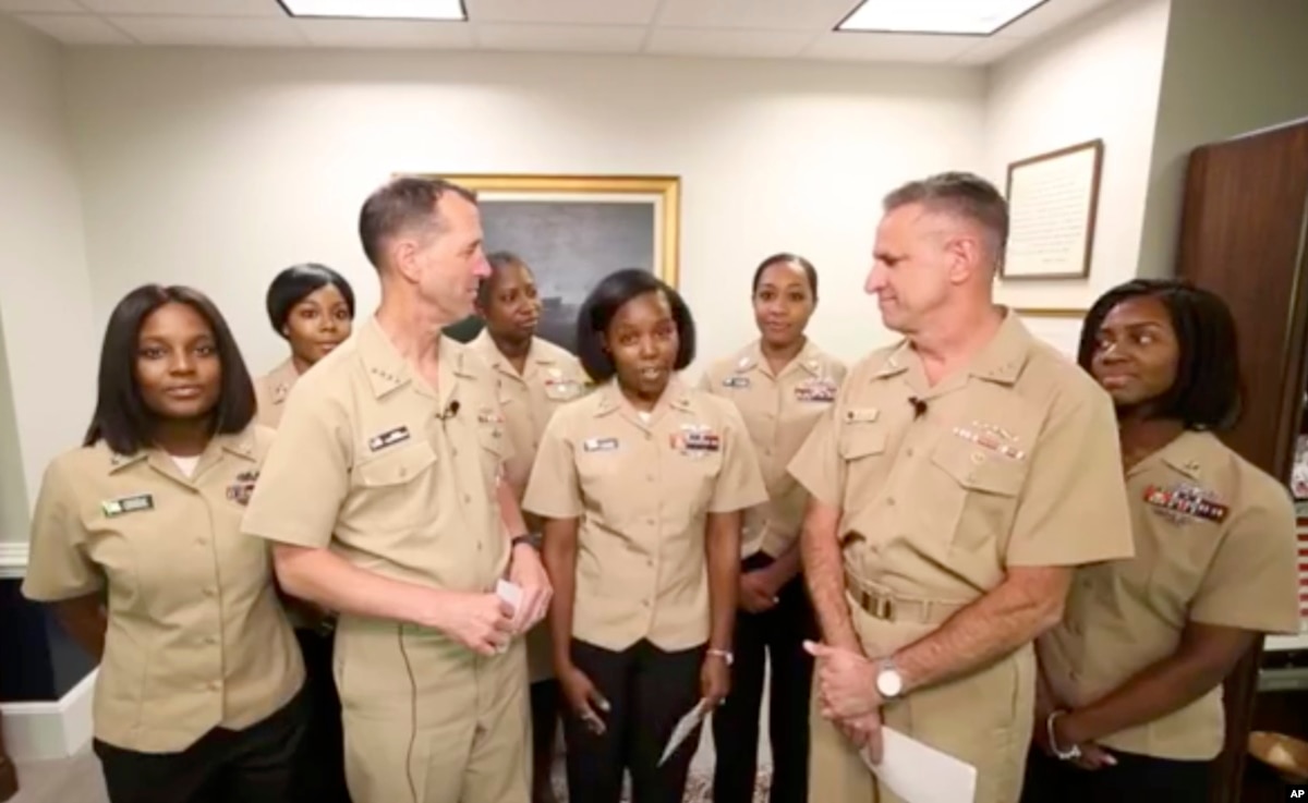 us navy gives women permission to let their hair down