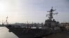 ABD'nin güdümlü füze destroyeri USS Donald Cook, Ukrayna'nın Karadeniz kıyısındaki Odessa Limanı'nda. (25 Şubat 2019)