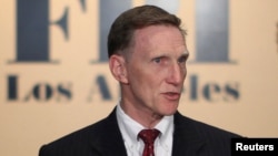 FILE -Transportation Security Administration Administrator John Pistole addresses a news conference in Los Angeles, California. 