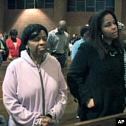 Haitian-Americans attend mass at St. Camillus Catholic Church in Silver Spring, Maryland to support grieving Haitians, 17 Jan 2010