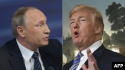 Shugaban Amurka Donald Trump da Shugaban Rasha Vladimir Putin