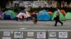 Pitching Tents, Hong Kong Protesters Dig In for Long Haul