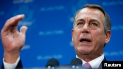John Boehner considera positivo el cambio de opinión del presidente Obama. 