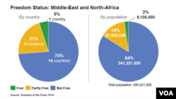 Media Freedom in the Middle East and North Africa