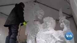Annual Virginia Ice Sculpture Festival Attracts Carvers From All Over US