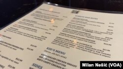 Jelovnik restorana Momo