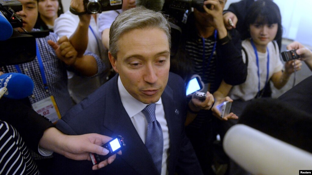 فرانسوا-فیلیپ شامپین وزیر خارجه کانادا - آرشیو