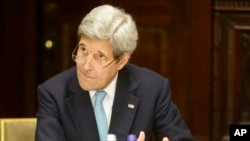 លោករដ្ឋ​មន្រ្តី​ការបរទេស​សហរដ្ឋ​អាមេរិក John Kerry នឹង​ធ្វើ​ដំណើរ​ទៅ​កាន់​ទីក្រុង​ហ្សឺណែវ​នៅ​ថ្ងៃ​អាទិត្យ​នេះ​ដើម្បី​ពិភាក្សា​​ពី​ស្ថានភាព​ប្រទេស​ស៊ីរី។​ក្រសួងការ​បរទេស​សហរដ្ឋ​អាមេរិក