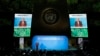 Sekjen PBB Antonio Guterres dalam pidato pembukaan KTT IKlim PBB di Markas Besar PBB di New York, 23 September 2019. 