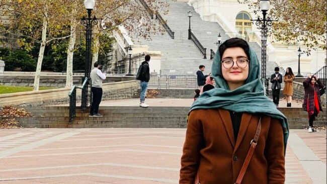 “The return of Taliban rule in Afghanistan has fundamentally altered my personal and professional trajectory and took all my hopes and plans and aspirations for the future,” says Maryam Rayed, a Fulbright scholarship recipient. (Photo courtesy Maryam Rayed)
