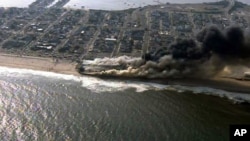 Fire Ravages New Jersey Shore Boardwalk