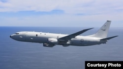 호주가 일본에 대북제재 위반 감시 임무 수행을 위해 파견한 P-8A 포세이돈 해상 초계기. 사진: 호주 공군 제공.
