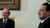 جارج مچل، محمود عباس کی قاہرہ میں مصری صدر سے ملاقاتیں