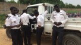 Des policiers à N’Djamena, Tchad, 28 août 2017. (VOA/André Kodmadjingar)