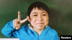 지난달 28일 일본 홋카이도의 숲에서 실종된 후 일주일 만에 무사히 귀환한 7살 다노오카 야마토 군. (자료사진) 