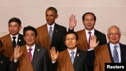 Chủ tịch Việt Nam Trần Đại Quang tại hội nghị thượng đỉnh APEC ở Peru cuối năm 2016.