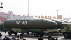 지난 2019년 중국 건국기념일 행사장에 등장한 대륙간탄도미사일 (자료사진)