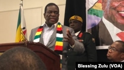 Zimbabwe President Emmerson Mnangagwa in New York