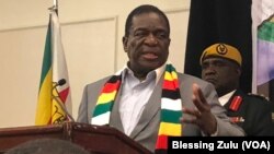 VaEmmerson Mnangagwa in New York