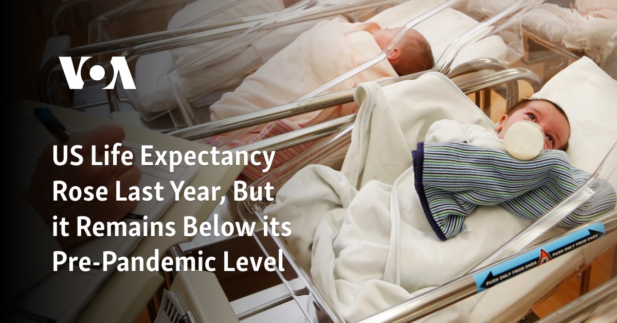 US Life Expectancy Rose Last Year, But it Remains Below its Pre-Pandemic Level 