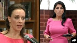 Las dos implicadas en el escándalo del general Petraeus: Paula Broadwell y Jill Kelley.