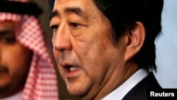 Le Premier ministre Shinzo Abe a condamné la mise à mort d'un otage japonais par l'Etat islamiste (Reuters)