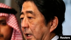 日本首相安倍晉三強烈譴責斬首行為