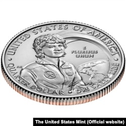 The Dr. Sally Ride Quarter is the second coin in the American Women Quarters™ Program. Dr. Sally Ride was a physicist, astronaut, educator, and the first American woman to soar into space. (Credit: The United States Mint)