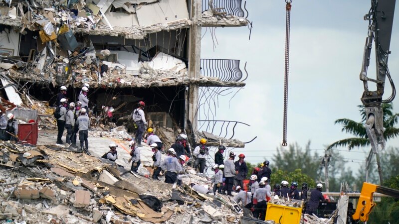 Rescuers Seek Survivors of Building Collapse Near Miami