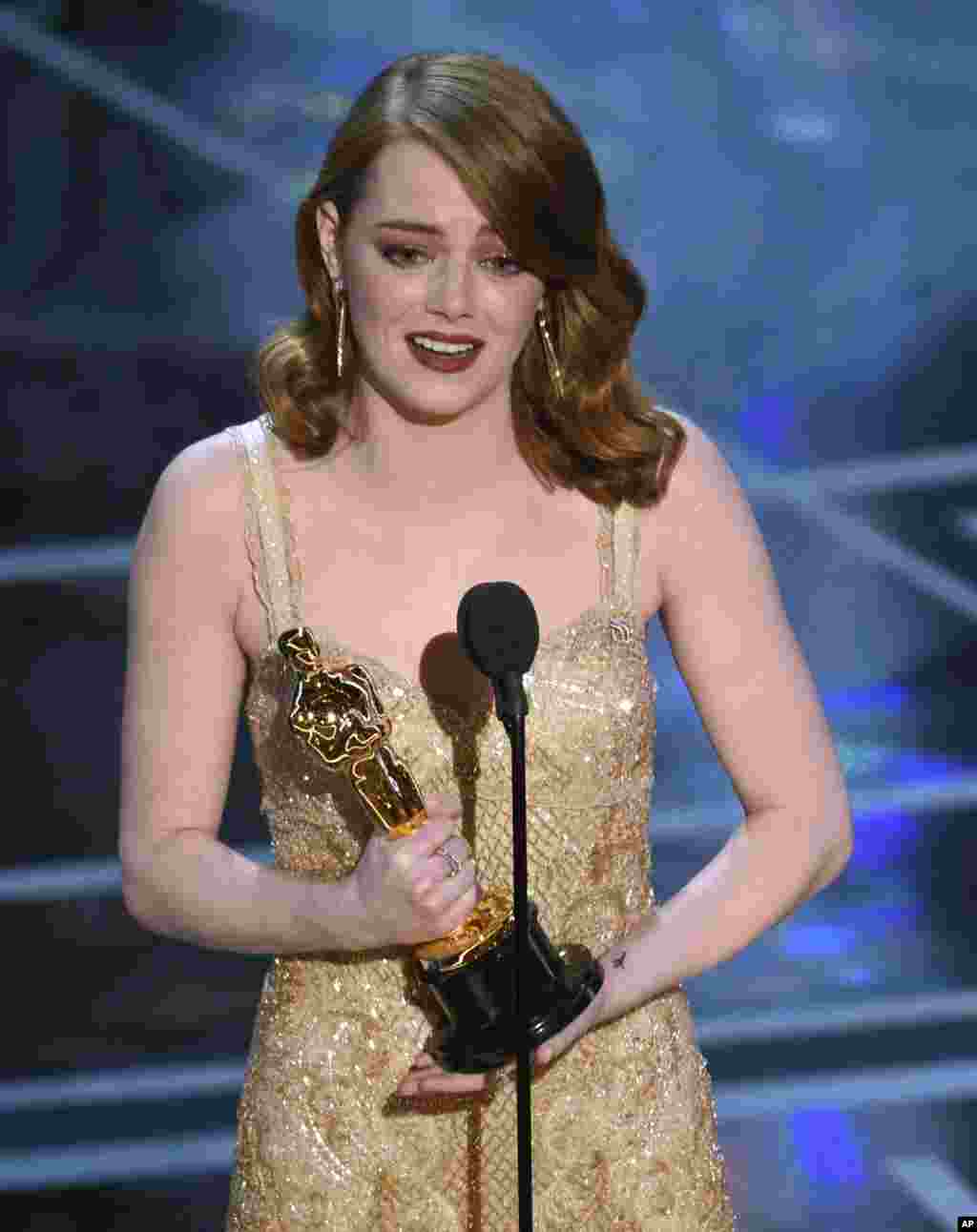 Emma Stone - Melhor Actriz com o papel em La La Land