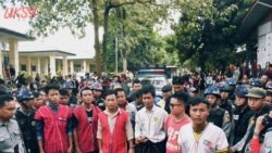 ဗိုလ်ချုပ်ကြေးရုပ်ဆန္ဒပြသူ ကရင်နီလူငယ် ၆ ဦး ထောင်ဒဏ်ကျခံရ