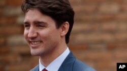 Le Premier ministre canadien Justin Trudeau, 26 mai 2017.
