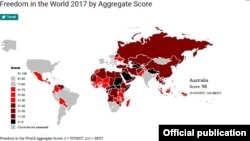 Freedom House-nin “Dünyada Azadlıq – 2017" hesabatı 