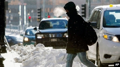 Nhiều vùng rộng lớn trên khắp nước Mỹ đang phải hứng chịu hình thái thời tiết lạnh giá bất thường. 
