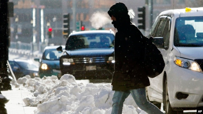 Frío invernal en Nueva Inglaterra.