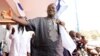 Kenya's Prime Minister and presidential candidate Raila Odinga addresses the crowd during peace prayers in Nairobi, Feb. 24, 2013. 