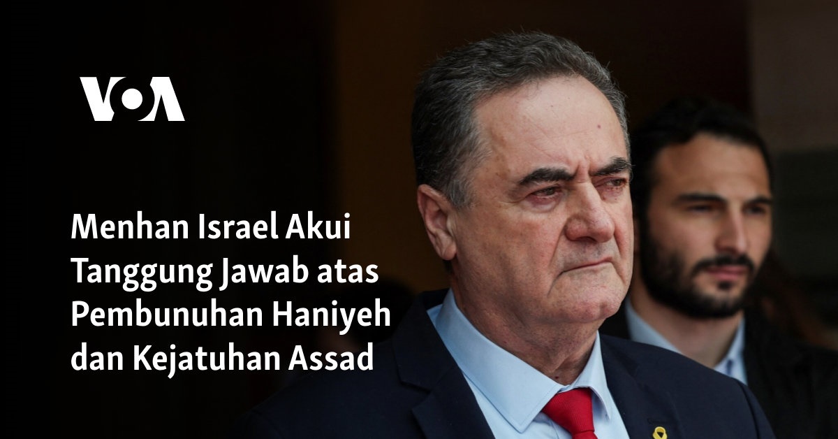 Menteri Israel Mengakui Tanggung Jawab atas Pembunuhan Haniyeh dan Kejatuhan Assad