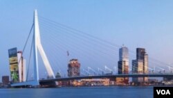 Cảng Rotterdam ở Hà Lan. 