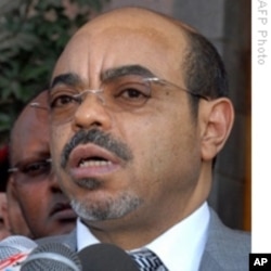 Ethiopia's Prime Minister Meles Zenawi