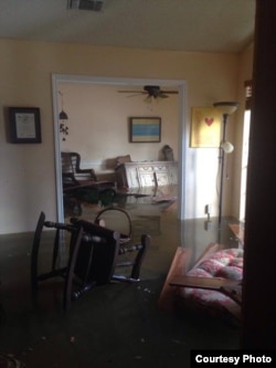 This home is one of tens of thousands damaged by floods in Baton Rouge, Louisiana. (Photo courtesy of Abby TerHaar)