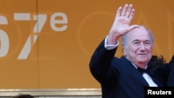 Sepp Blatter, président démissionnaire de la Fifa.