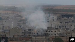 Suriyaning Kobani shahrida janglar