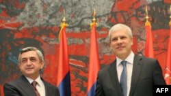 Серж Саргсян и Борис Тадич