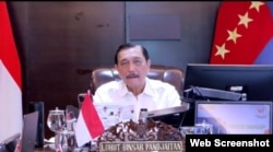 Menko Marves dan Maritim Luhut Binsar Pandjaitan. (FOto: VOA)